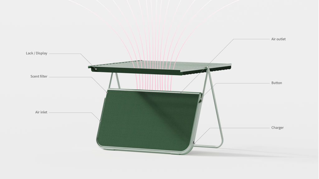 Air Blossom is A Multi-functional Air Laundry Drying Rack