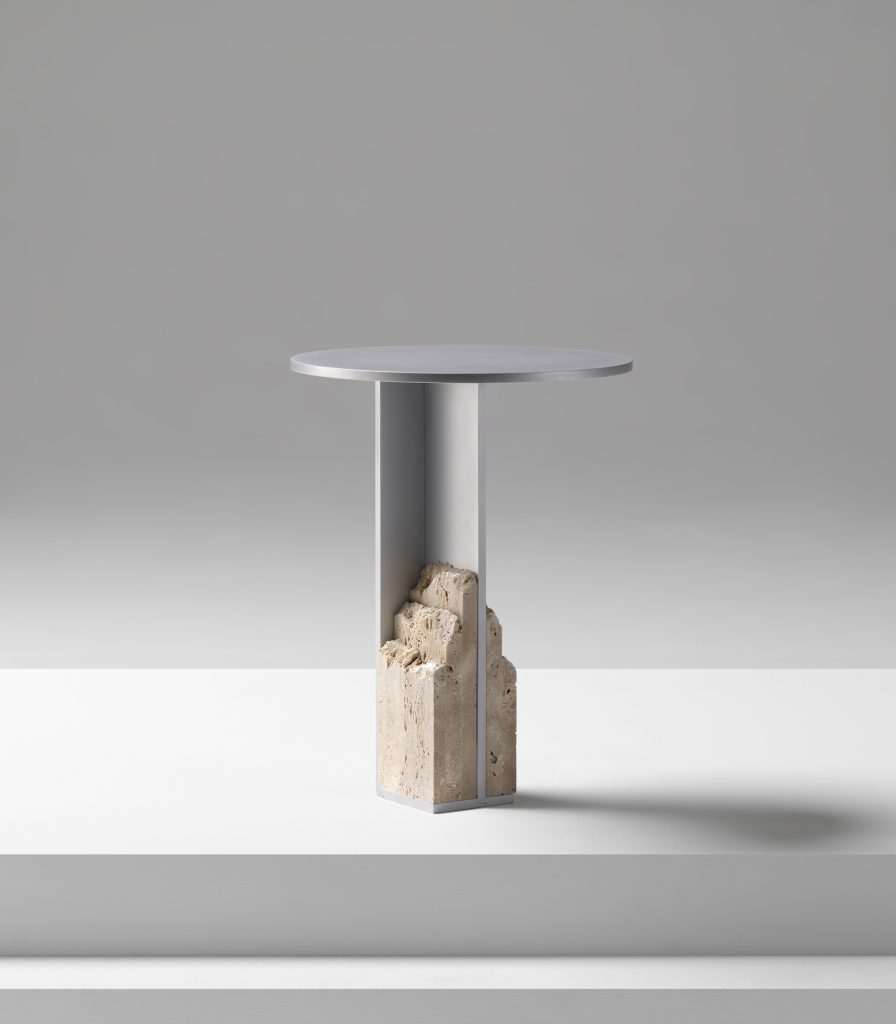 Ross Gardam's Mass Table Harmonizes Natural and Industrial